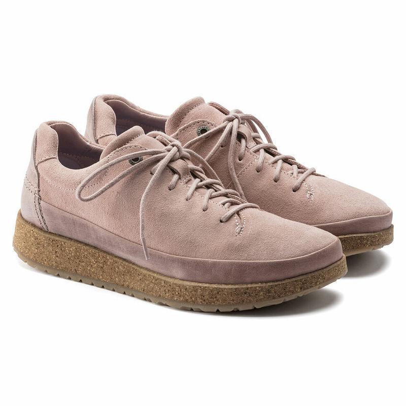 Birkenstock Honnef Low Soft Semsket Skinn Lær Sko Dame Rosa | NO 284GSO
